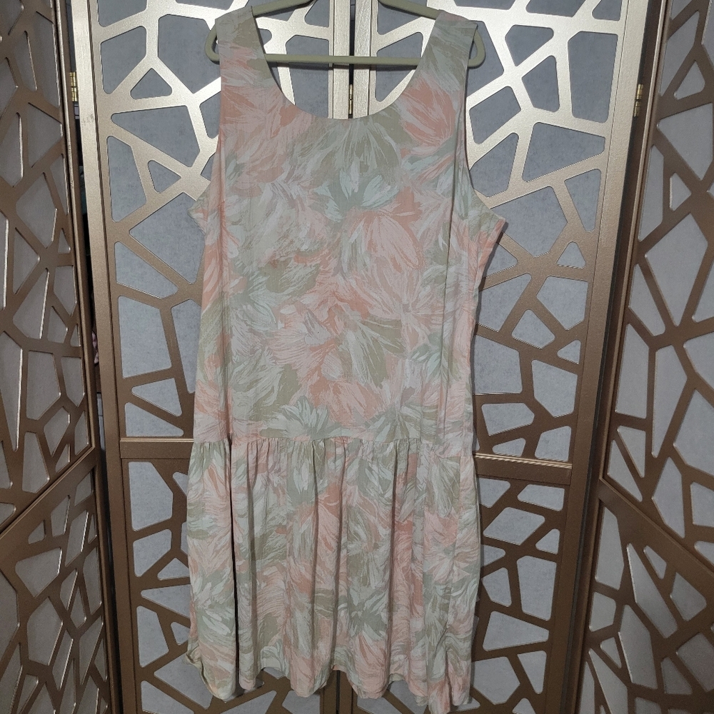 VINTAGE MIRAGE Pastel Floral Dress